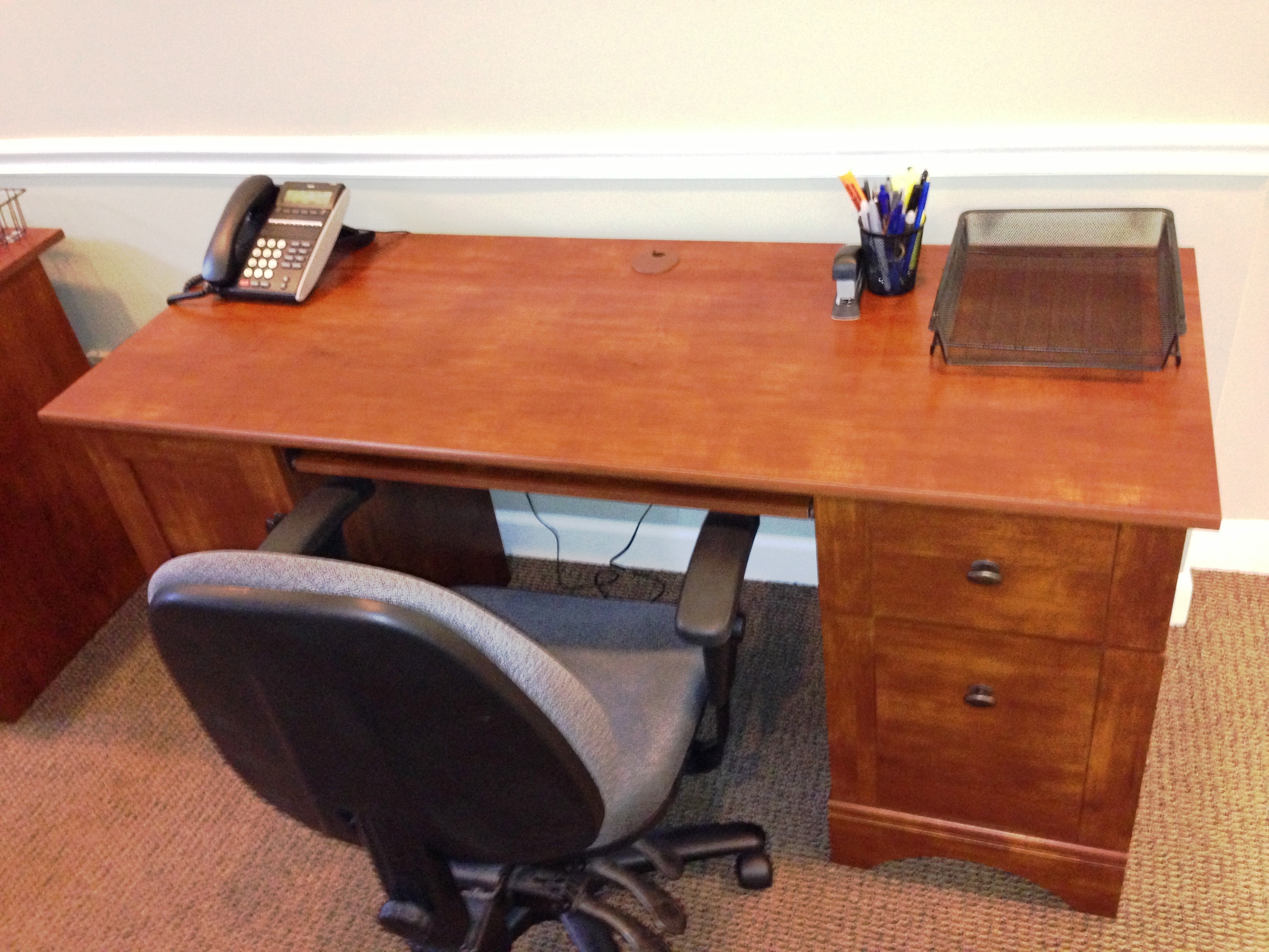 Two Desks in Large Room