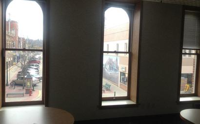 Shared desks Shared desks