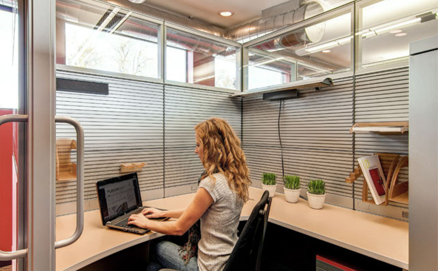 Semi-private office Semi-private office