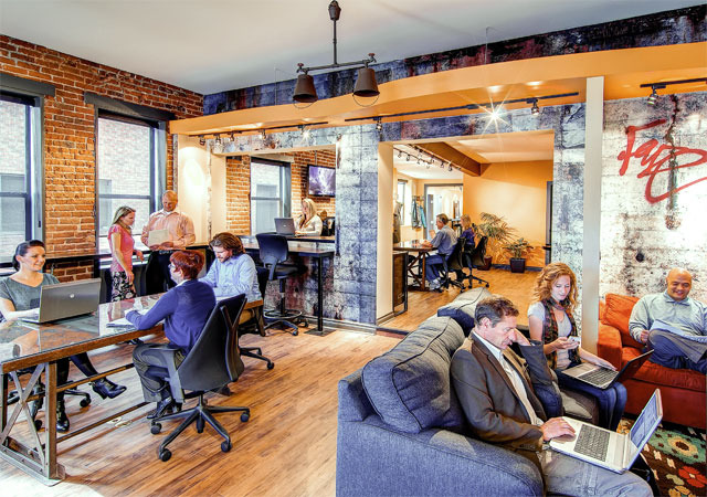 Semi-private office Semi-private office
