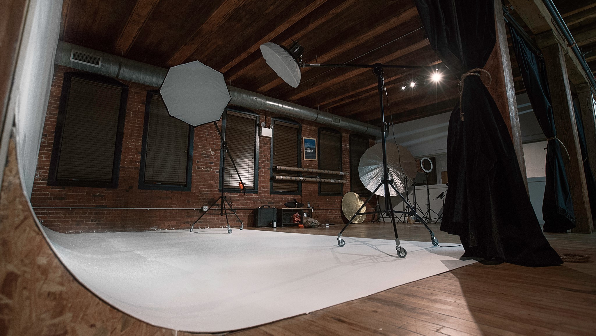 Creative Workspace with Photo Studio Creative Workspace with Photo Studio