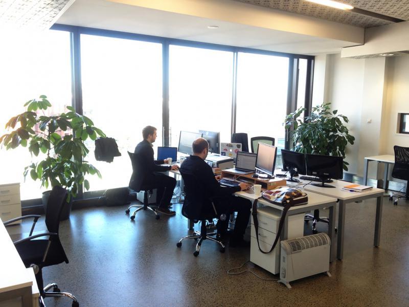 Desks available in a private office