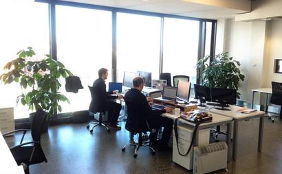 Desks available in a private office Desks available in a private office