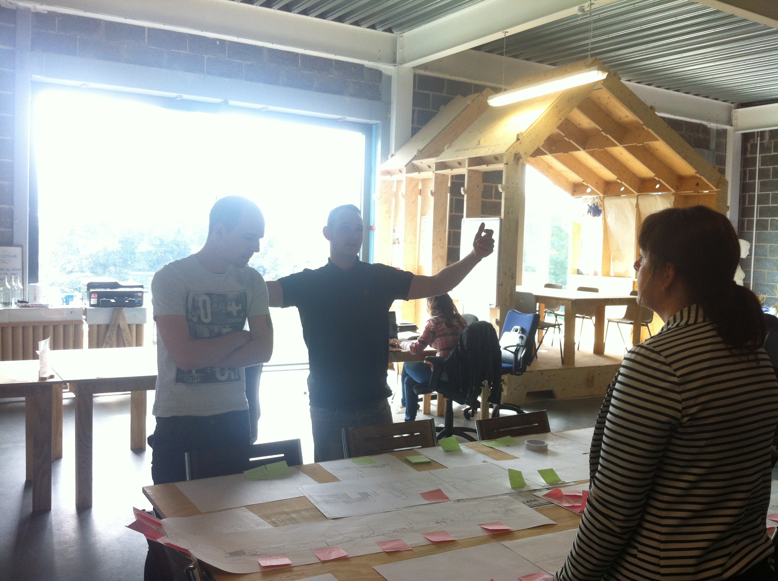 Shared and Individual Desks