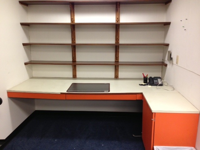 Private office, Semi-private desk, Conference room