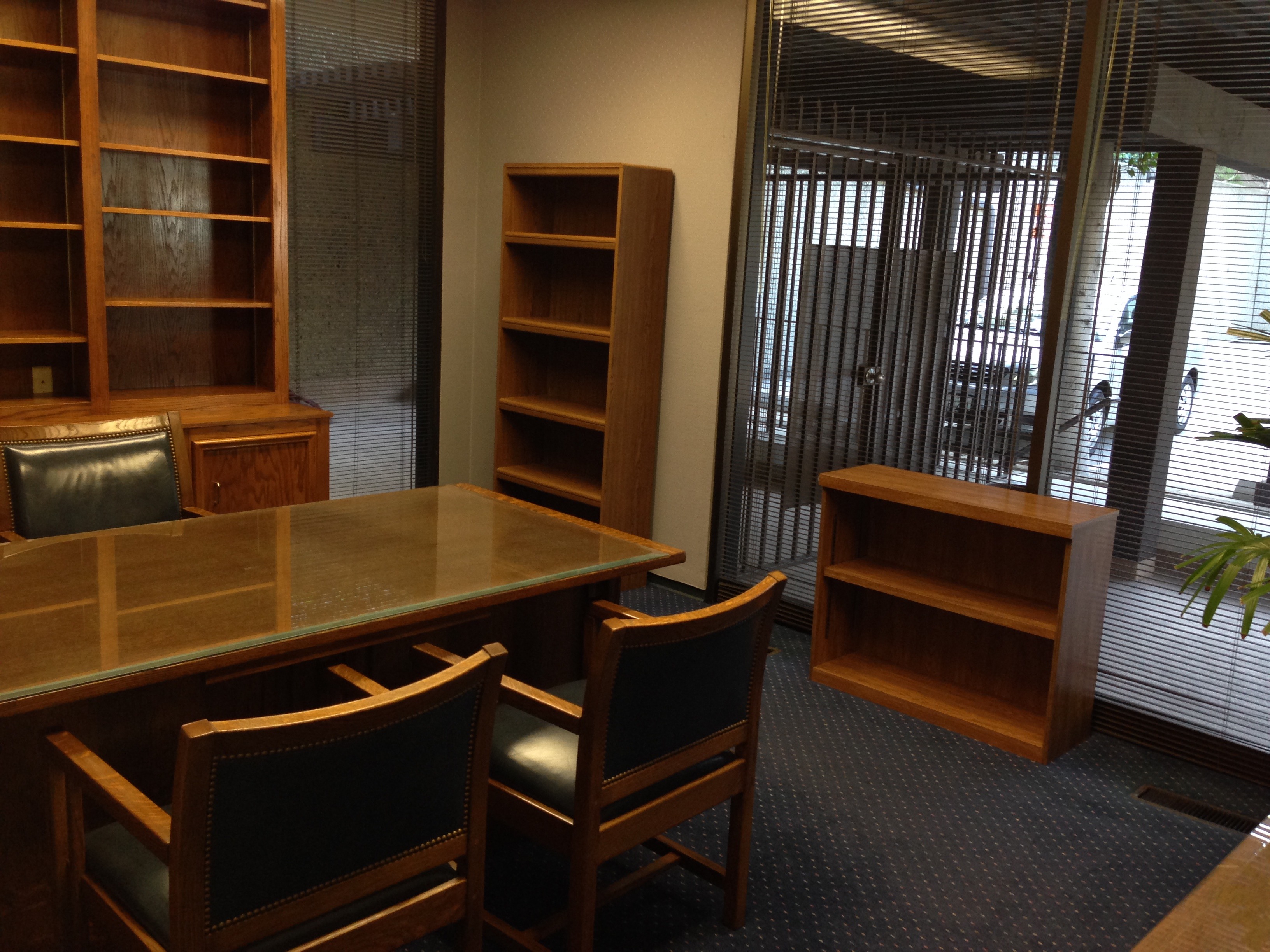 Private office, Semi-private desk, Conference room