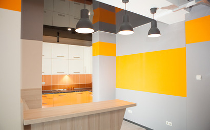 Co-working zone, fixed places, Meeting rooms Co-working zone, fixed places, Meeting rooms