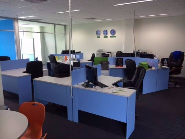 Swanky Kensington shared desks within a startup space