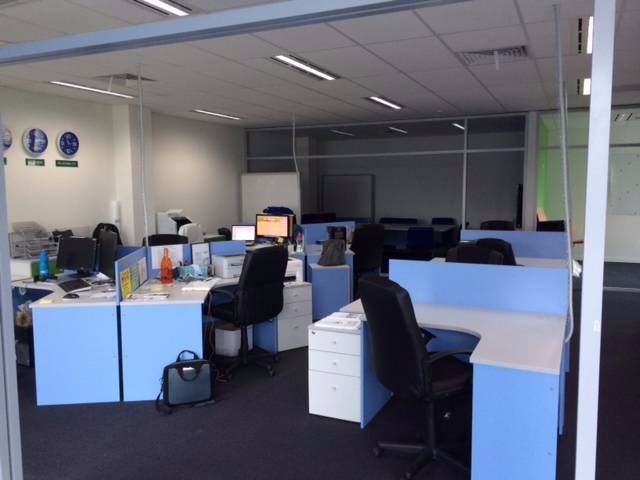 Swanky Kensington shared desks within a startup space