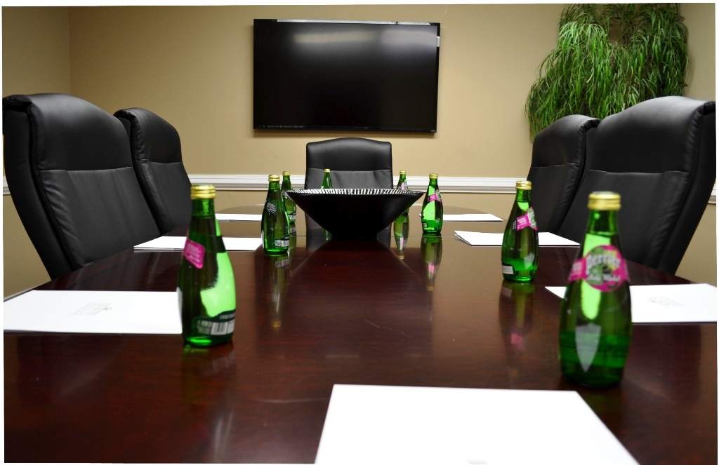 8 person conference room. Maple Room at Peachtree Offices at Lenox, Inc. 8 person conference room. Maple Room at Peachtree Offices at Lenox, Inc.