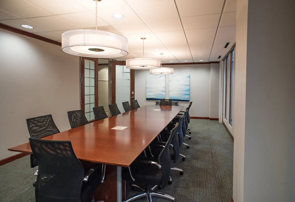 18 person conference room. Capital Room at Peachtree Offices at Downtown, Inc. 18 person conference room. Capital Room at Peachtree Offices at Downtown, Inc.