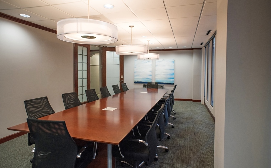 18 person conference room. Capital Room at Peachtree Offices at Downtown, Inc. 18 person conference room. Capital Room at Peachtree Offices at Downtown, Inc.