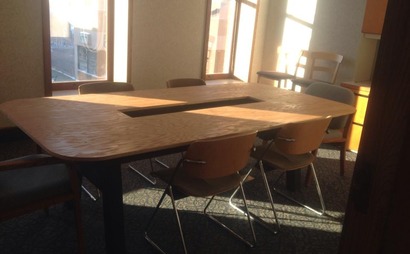 Shared desks Shared desks