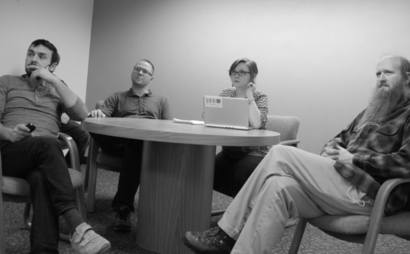 Shared desks Shared desks