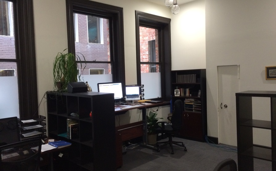 Desk in Melbourne's iconic Normanby Chambers