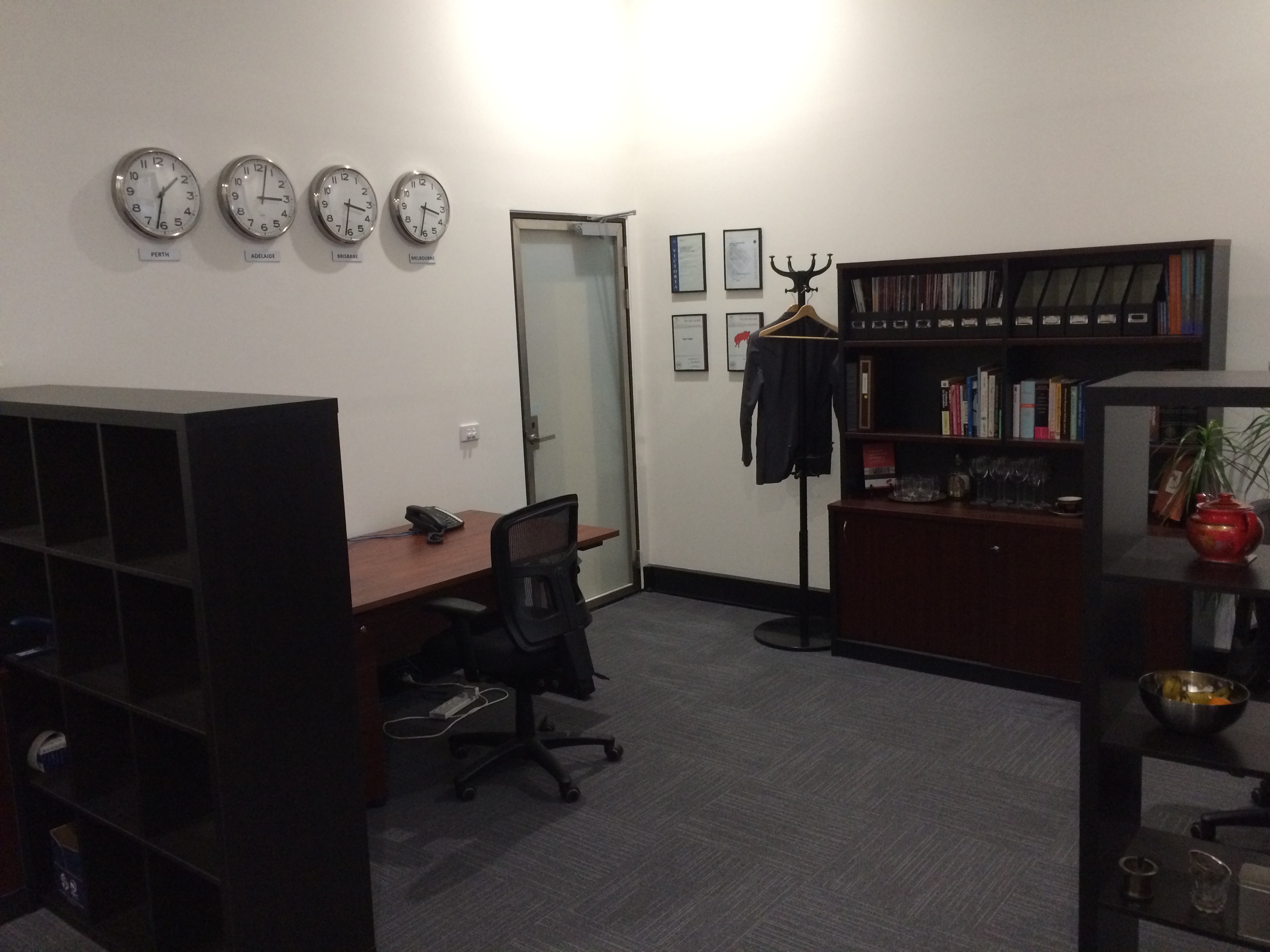 Desk in Melbourne's iconic Normanby Chambers Desk in Melbourne's iconic Normanby Chambers