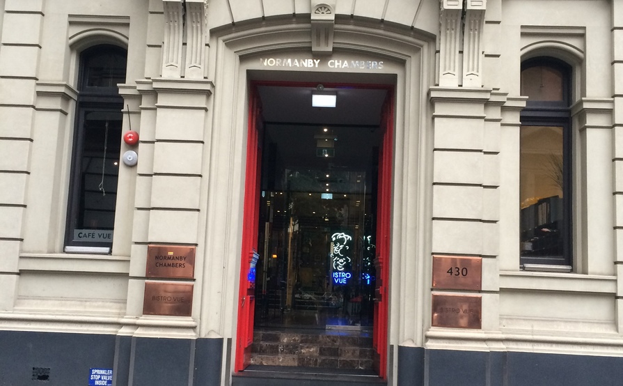 Desk in Melbourne's iconic Normanby Chambers Desk in Melbourne's iconic Normanby Chambers