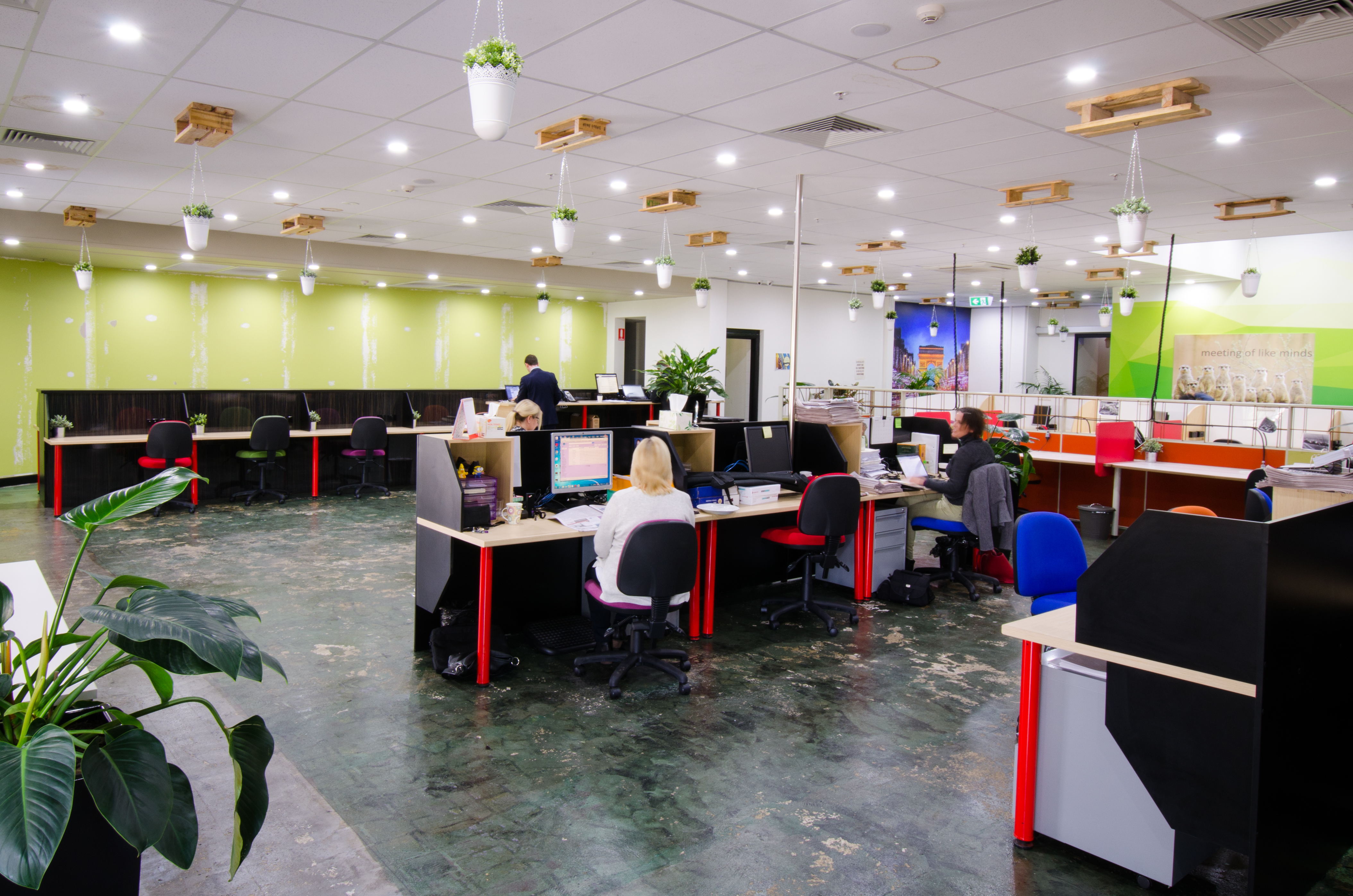 Open Plan Coworking Desks Open Plan Coworking Desks