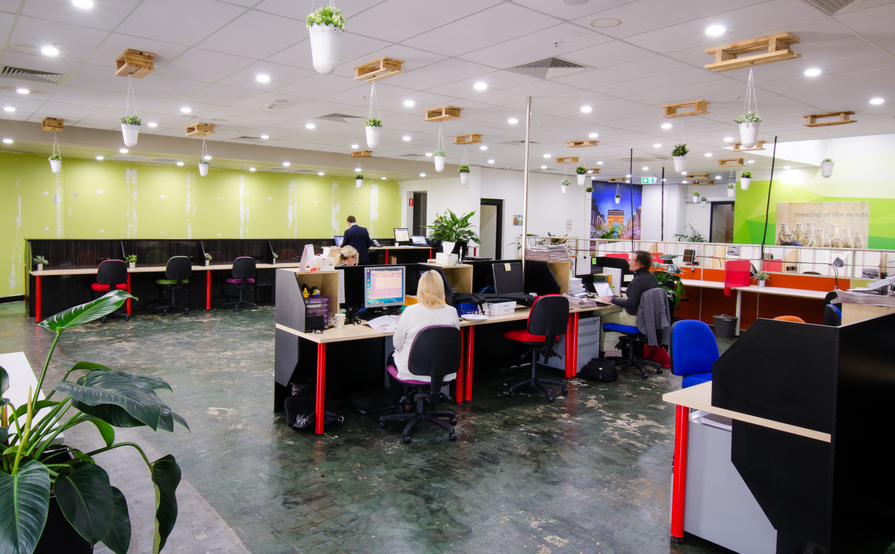Open Plan Coworking Desks Open Plan Coworking Desks