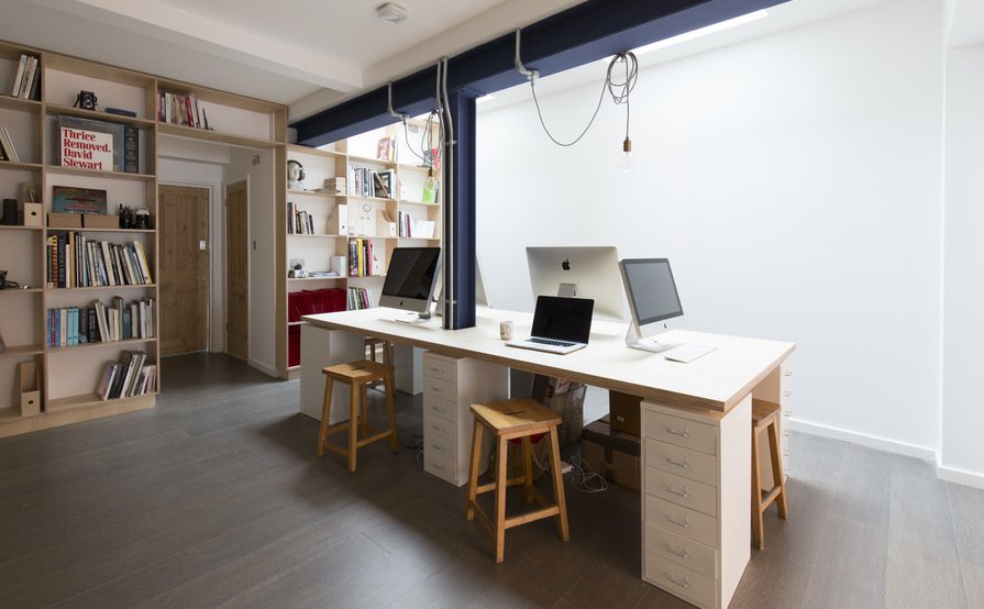 Desks in Creative Studio