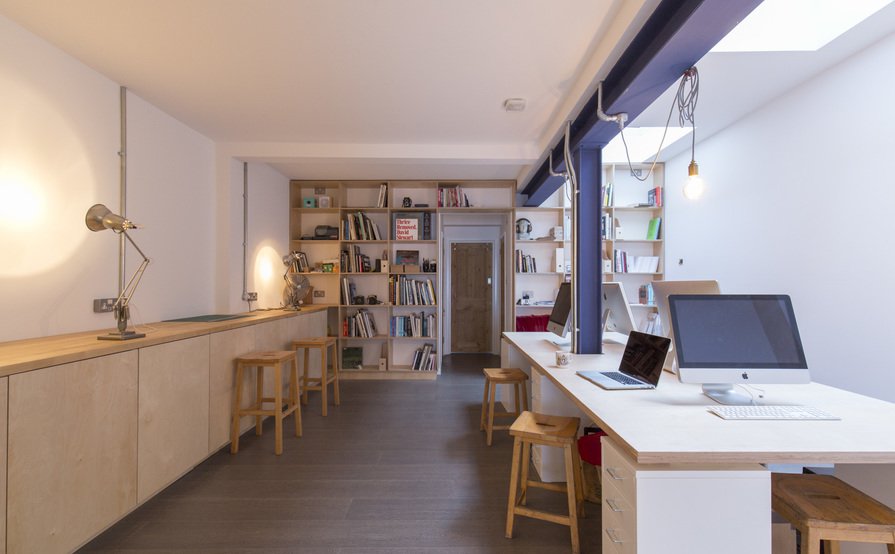 Desks in Creative Studio