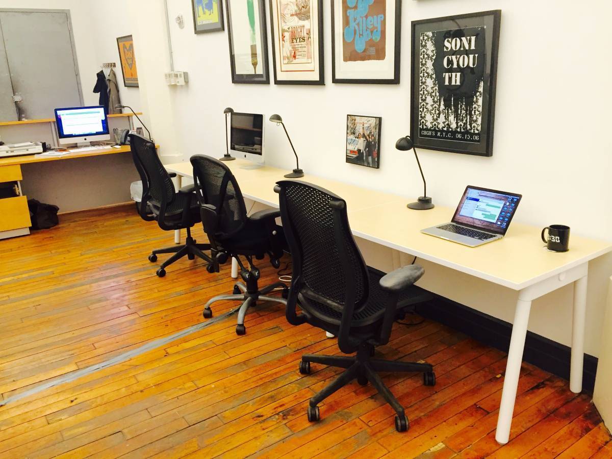 Desks Available at Ground Control Touring