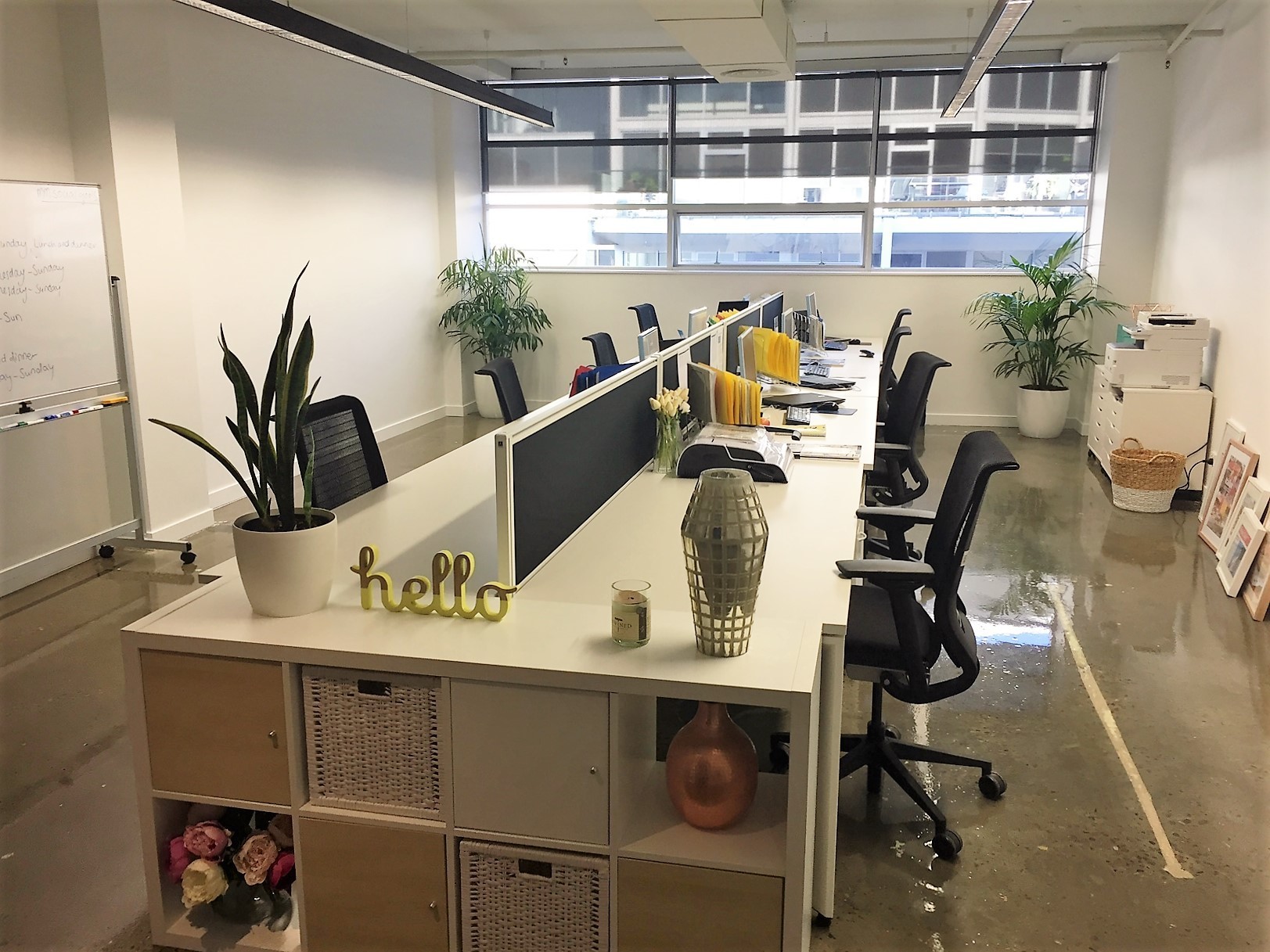 Newly refurbished creative space with two desks for rent in Surry Hills