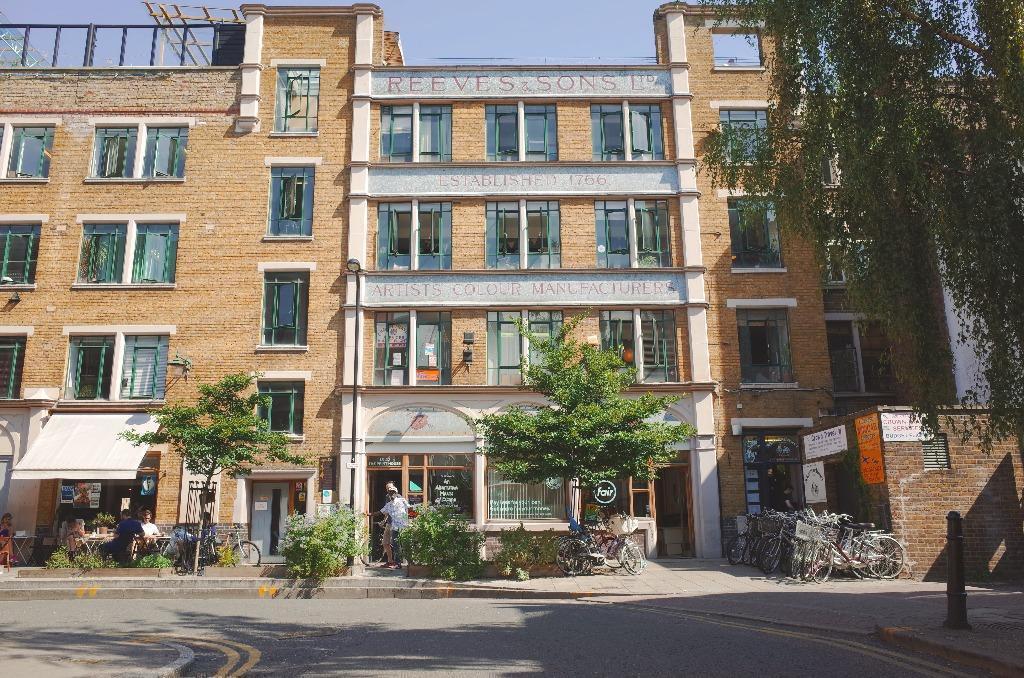 A well-lit 635 sqft space in Studio Three, a co-working space in Dalston Junction, Hackney