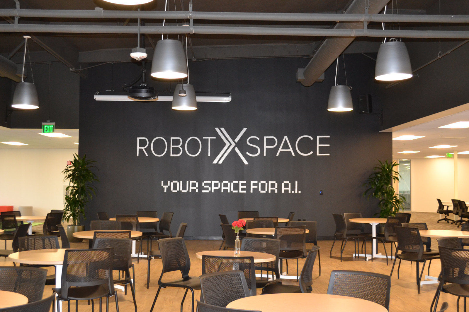 Robotics-themed Event Space For Up To 100 People With Great Window Views Robotics-themed Event Space For Up To 100 People With Great Window Views
