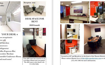 Desk Rental in a Beautiful Space (Midtown) START DECEMBER 1 Desk Rental in a Beautiful Space (Midtown) START DECEMBER 1
