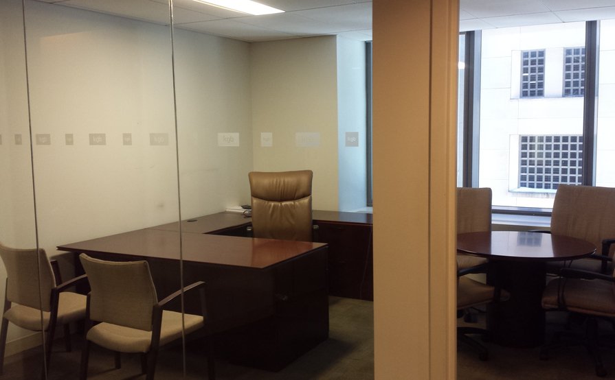 Private Office With Lots Of Natural Light Windows Desks