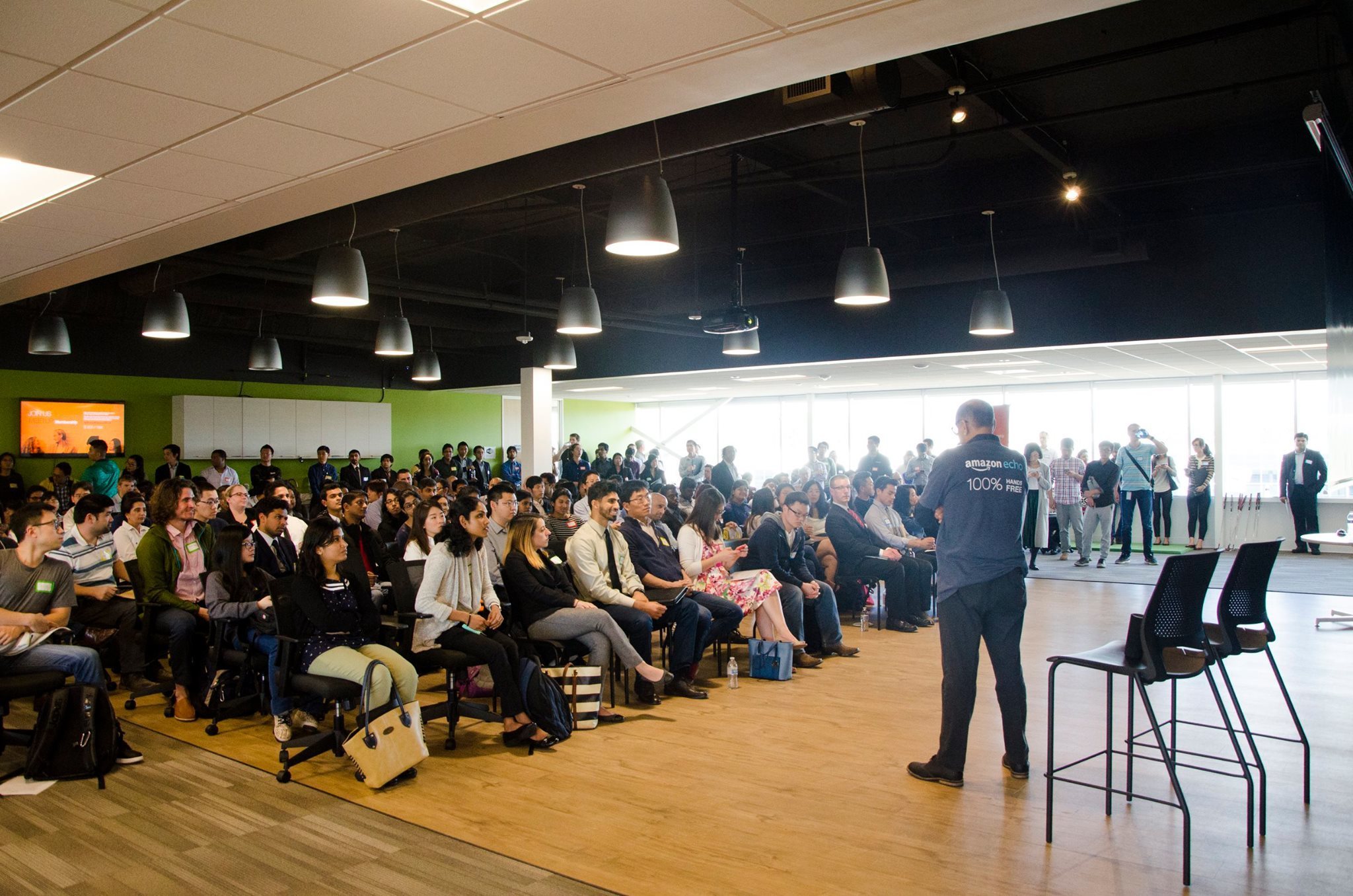 Robotics-themed Event Space For Up To 100 People With Great Window Views Robotics-themed Event Space For Up To 100 People With Great Window Views