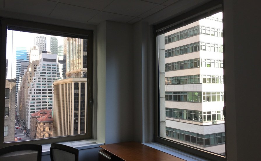 Midtown Manhattan Private Corner Office Midtown Manhattan Private Corner Office