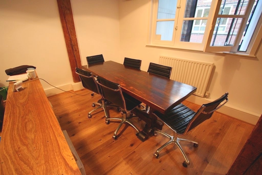 Super-cool desk space in period office
