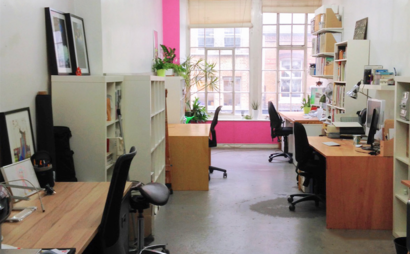 Desk space in creative studio Desk space in creative studio