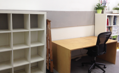 Desk space in creative studio Desk space in creative studio