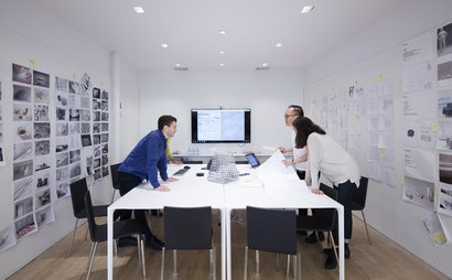Desk Space at Bright Design Oriented Office Desk Space at Bright Design Oriented Office