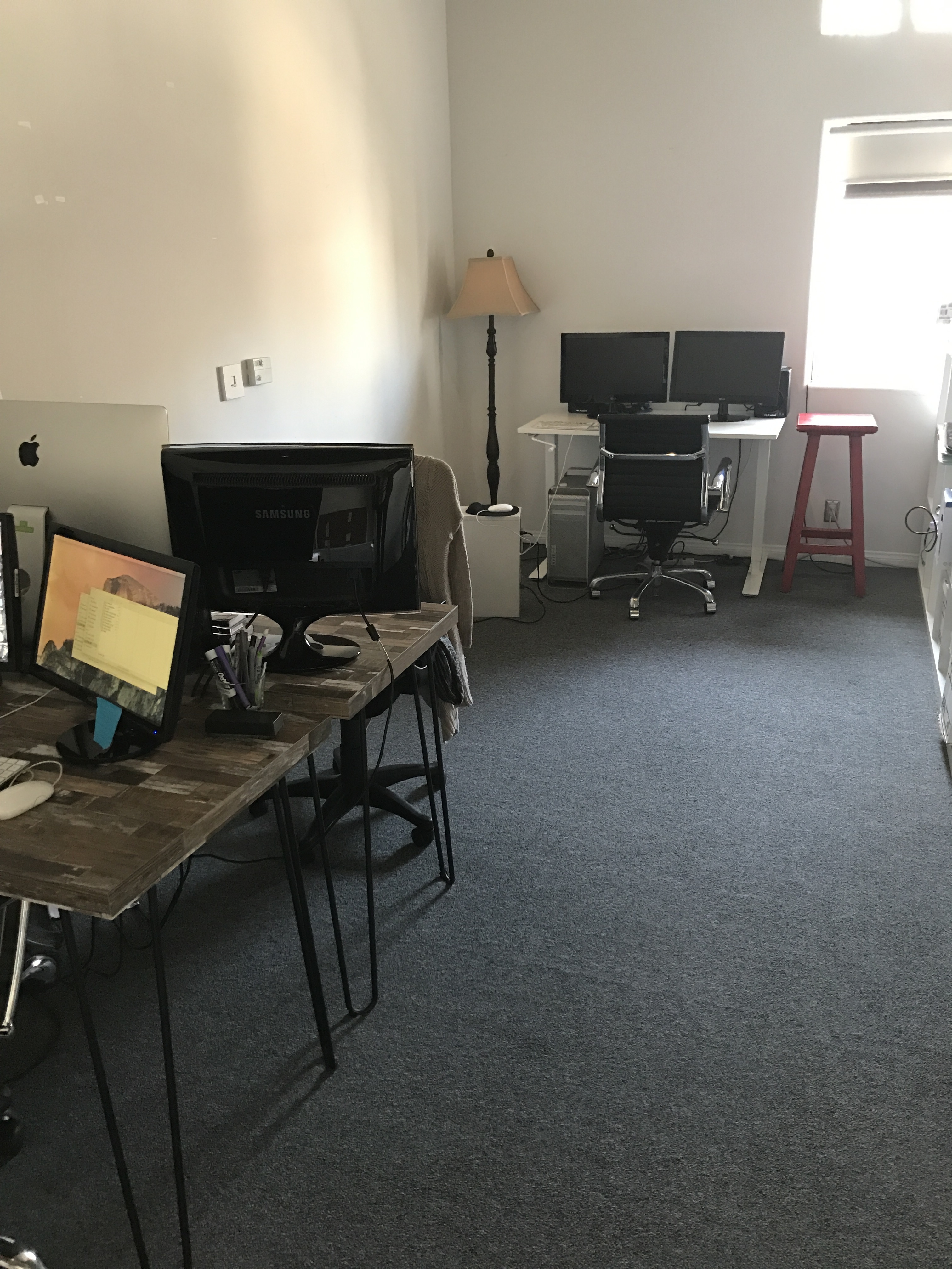 Shared Desk Space, Private Desk Space, Enclosed Office 