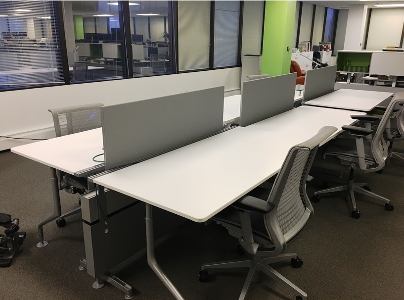 Private Desk Space w/ Storage Lockers