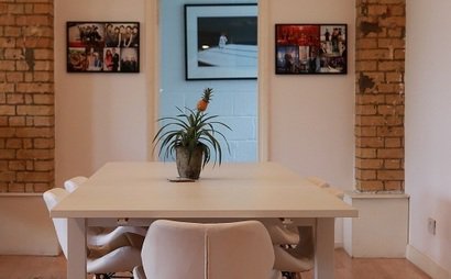 Desks in fun office space! Desks in fun office space!