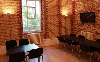 Desks in fun office space! Desks in fun office space!