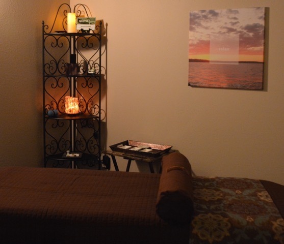 fully furnished massage room in spa environment