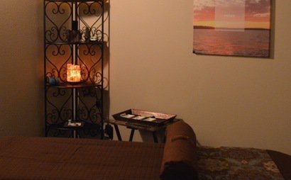 fully furnished massage room in spa environment