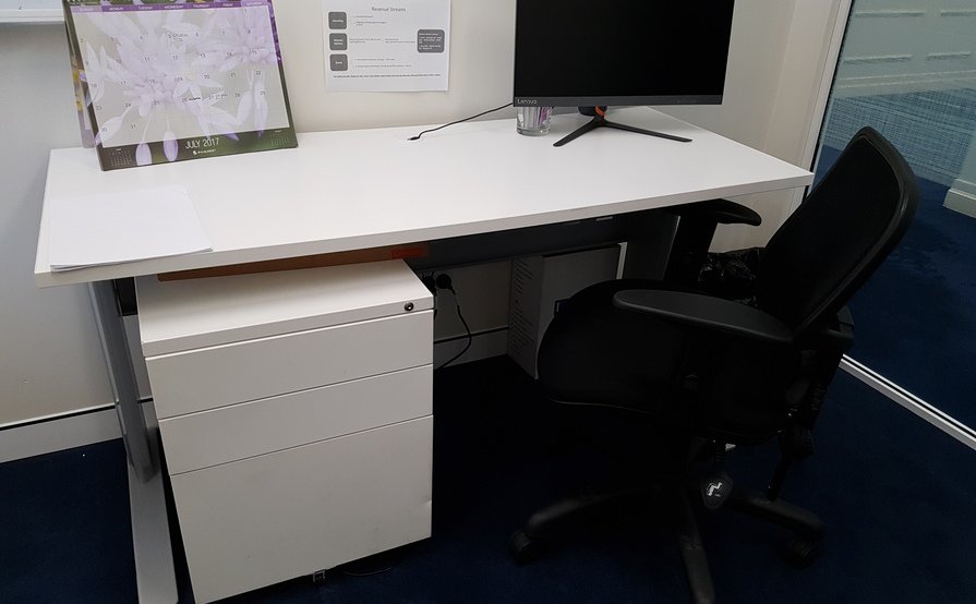 Desk in centrally located office in North Sydney