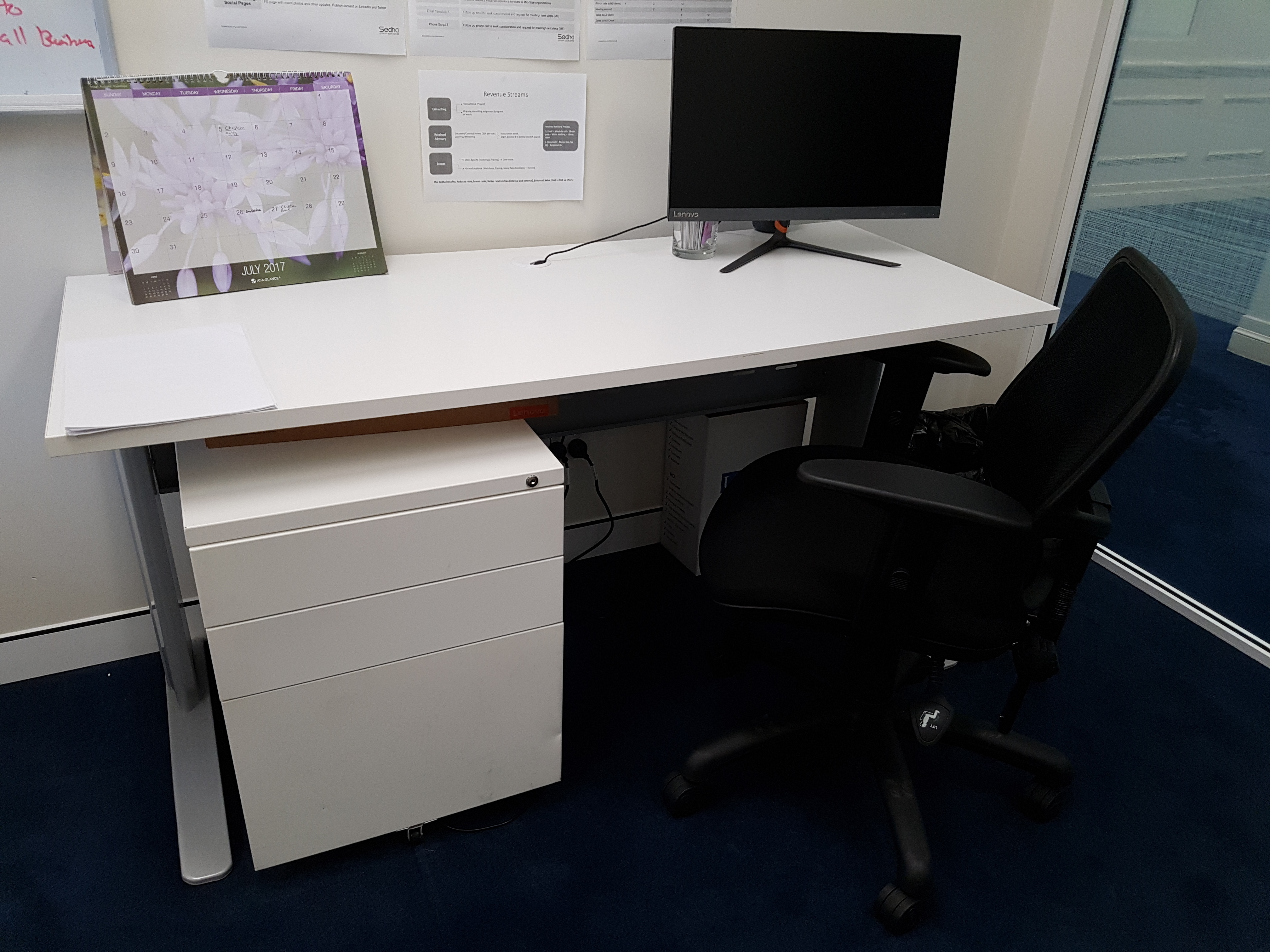 Desk in centrally located office in North Sydney Desks Near Me