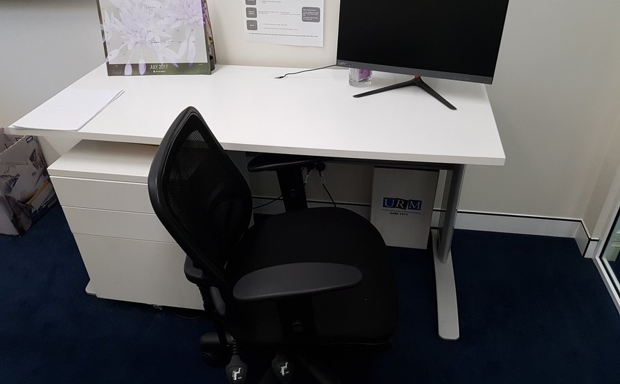 Desk in centrally located office in North Sydney