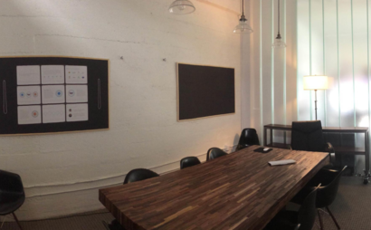 Enclosed conference room Enclosed conference room