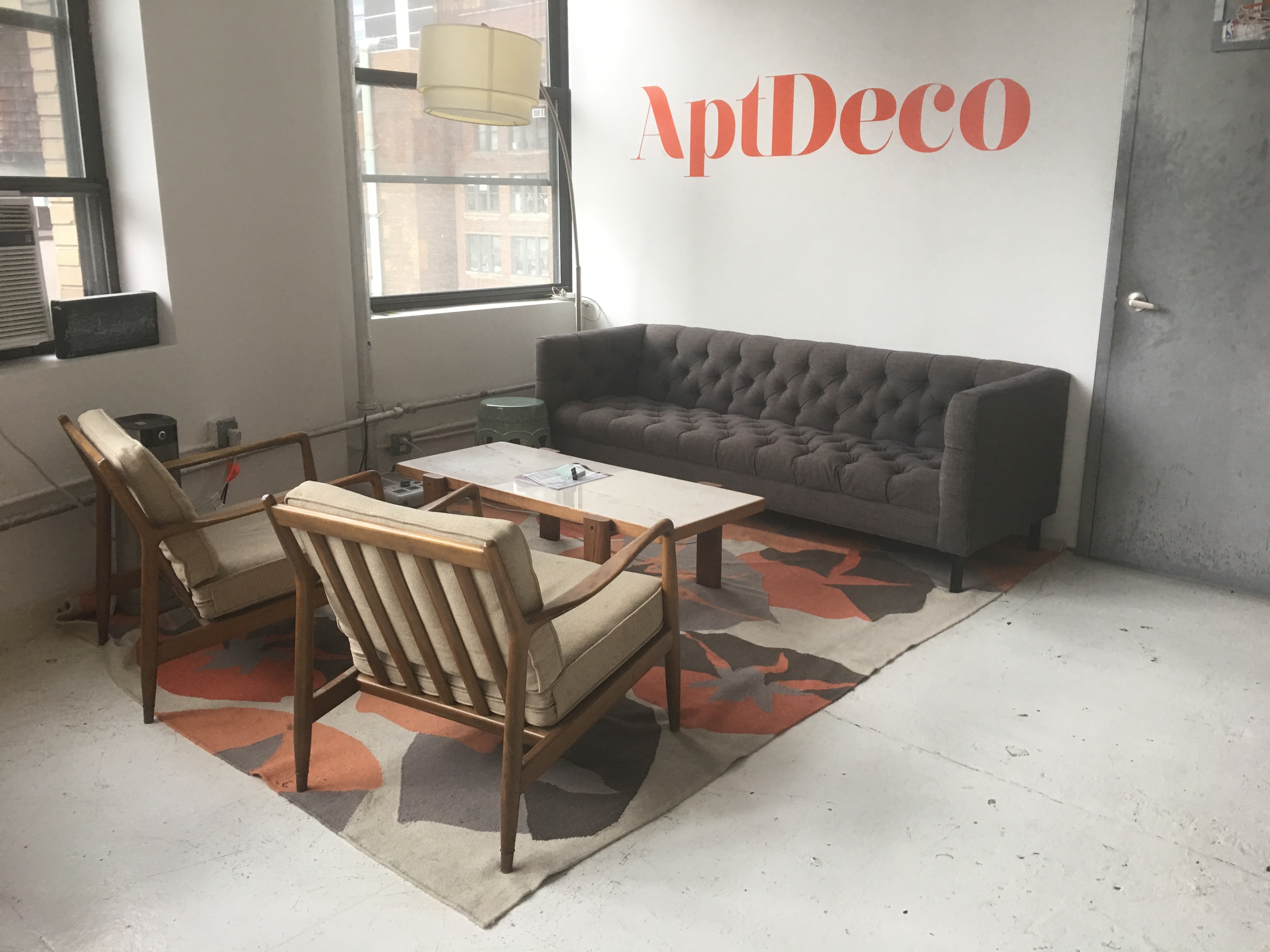 Start up office with 50% windows and unobstructed views