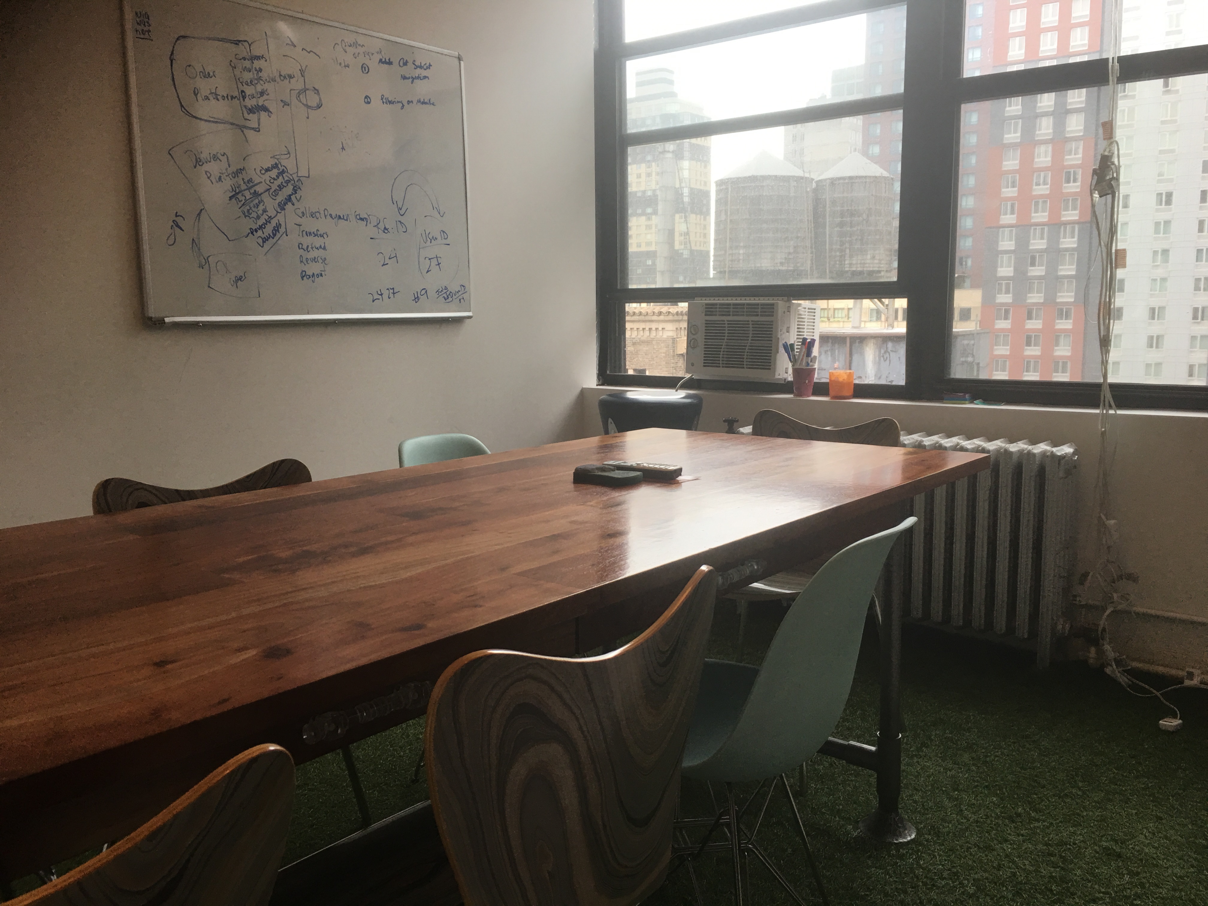 Start up office with 50% windows and unobstructed views