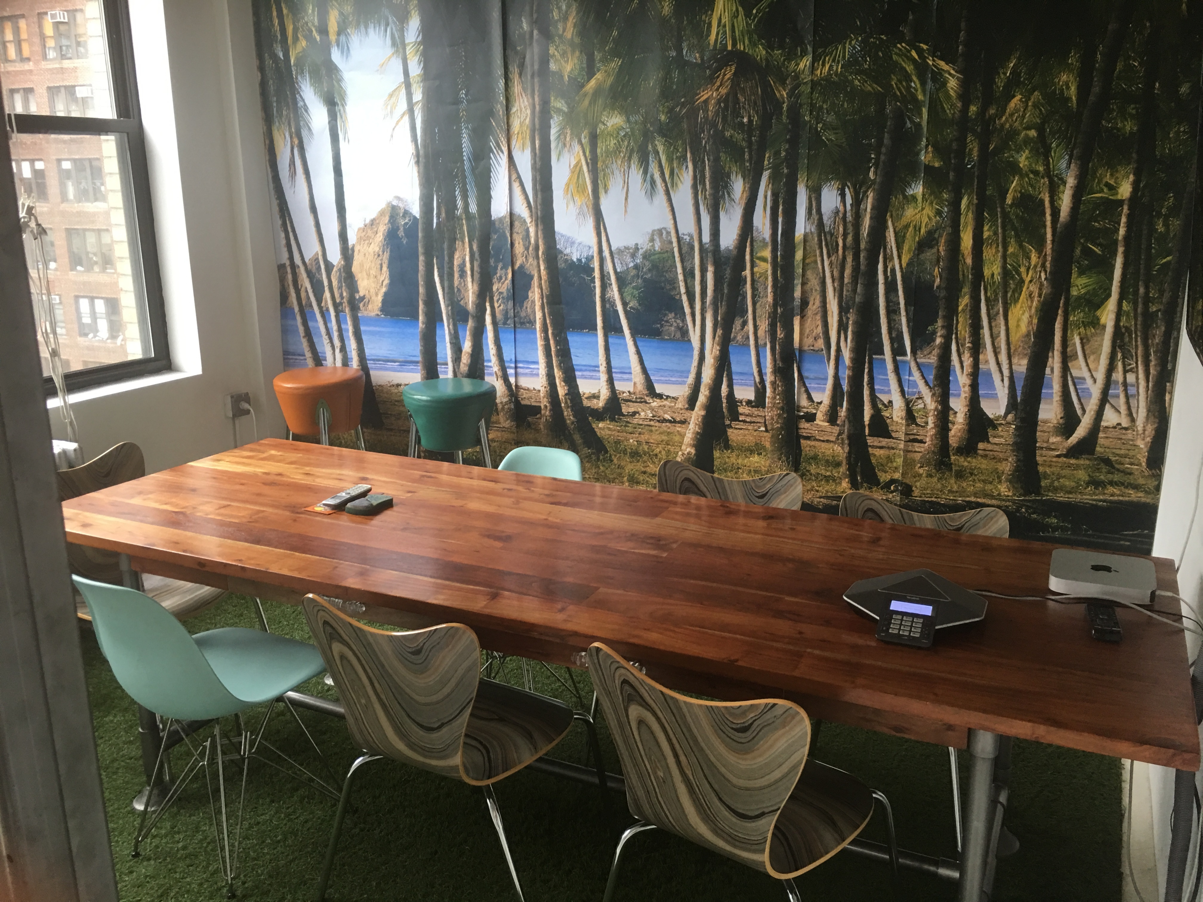 Start up office with 50% windows and unobstructed views